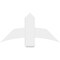 Ekena Millwork Bellingham Architectural Grade PVC Gable Bracket, 36"W x 18"H x 6"D x 6"F, 12/12 Pitch GBP036X18X0606BEL00 - alternate 5